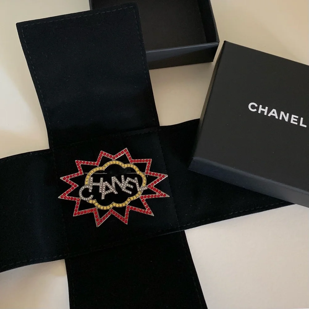 Chanel Large Bam Pow 💥 Brooch pin - Picture 6 of 16